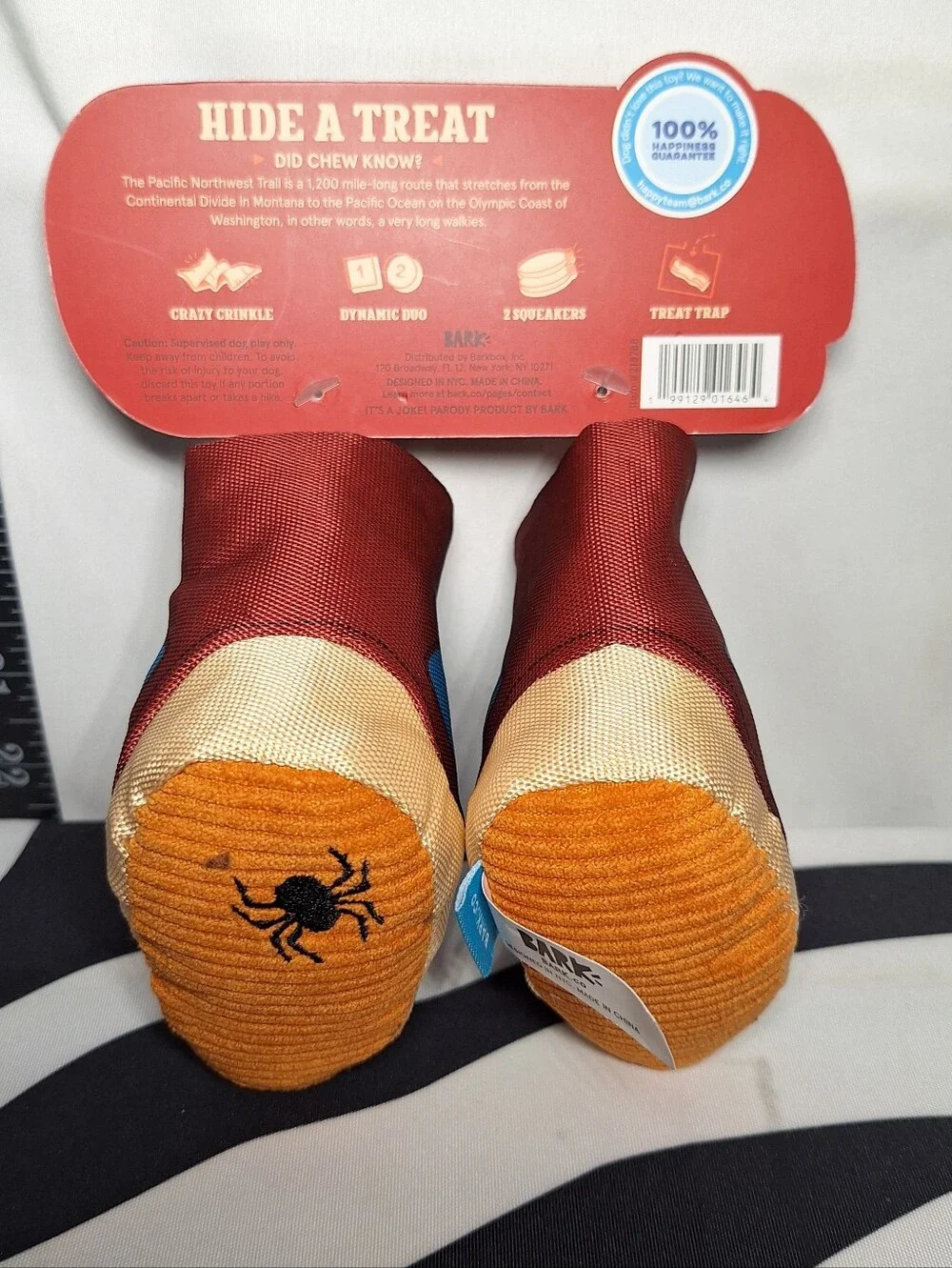 NWT Bark PFW Sootwear Dog Toy S